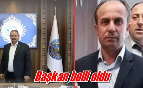 Başkan belli oldu