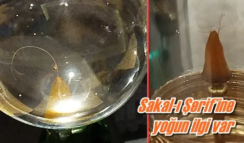 Sakal-ı Şerif’ine yoğun ilgi