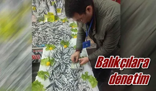 Balıkçılara denetim