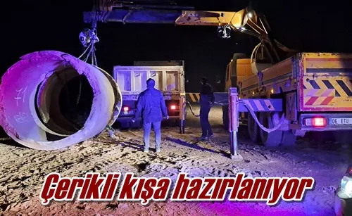 Çerikli kışa hazırlanıyor