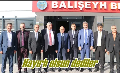 Hayırlı olsun dediler