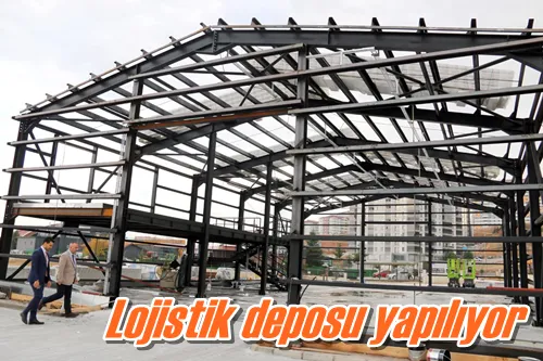 Lojistik deposu yapılıyor