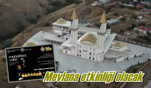 Mevlana etkinliği olacak