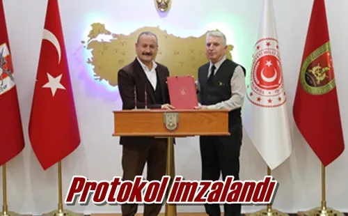 Protokol imzalandı