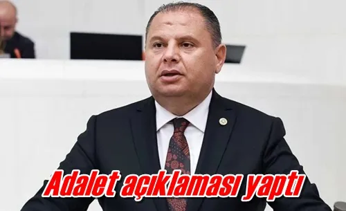 Adalet açıklaması yaptı