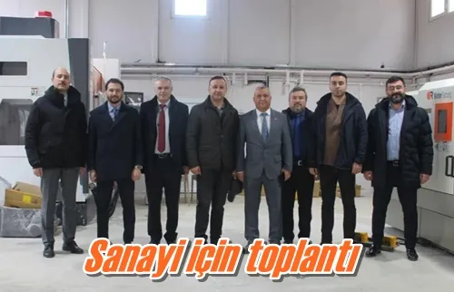 Sanayi için toplantı