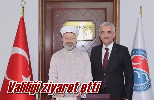 Valiliği ziyaret etti