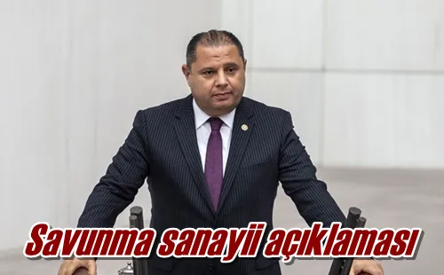 Savunma sanayii açıklaması