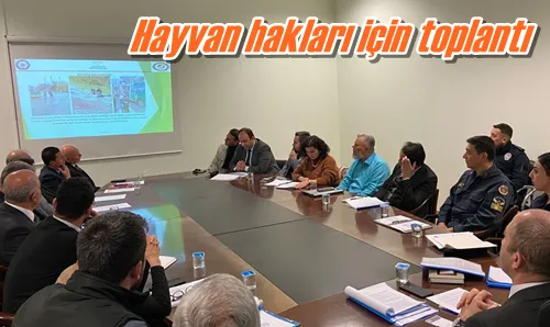 Hayvan hakları için toplantı