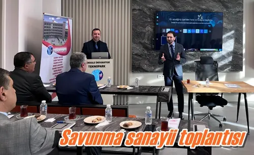 Savunma sanayii toplantısı