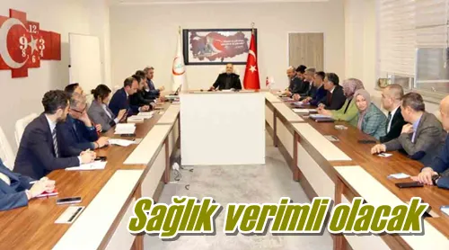 Sağlık verimli olacak