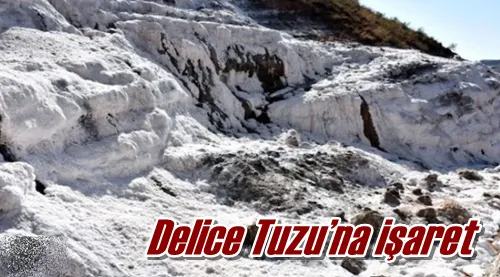 Delice Tuzu’na işaret