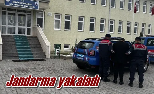 Jandarma yakaladı