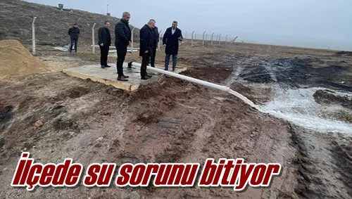 İlçede su sorunu bitiyor