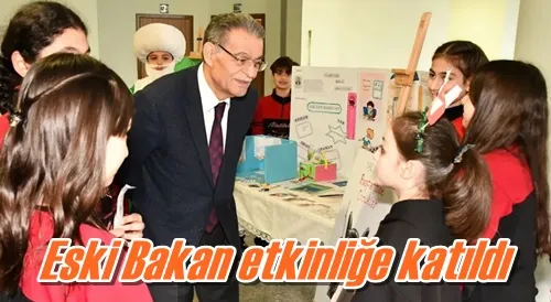 Eski Bakan etkinliğe katıldı