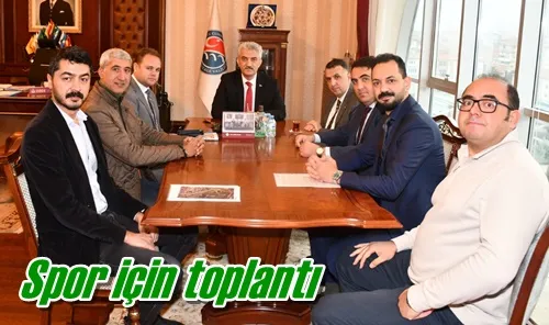 Spor için toplantı