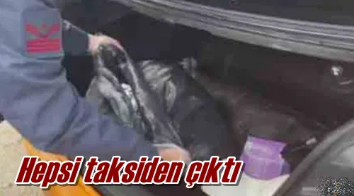 Hepsi taksiden çıktı