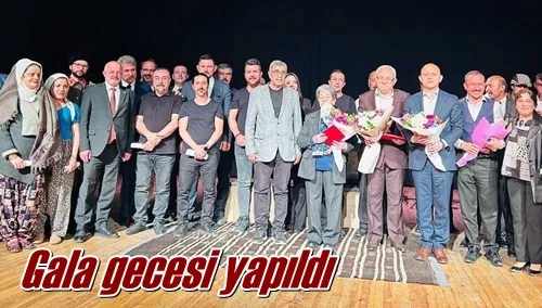 Gala gecesi yapıldı