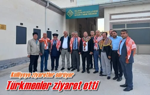 Türkmenler ziyaret etti