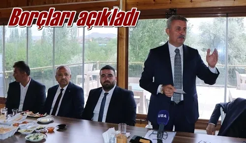 Borçları açıkladı