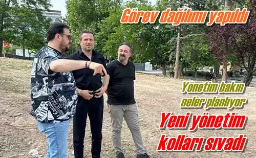 Yönetim kolları sıvadı