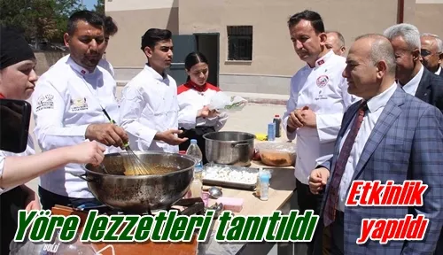 Yöre lezzetleri tanıtıldı