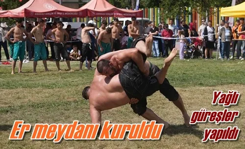 Er meydanı kuruldu