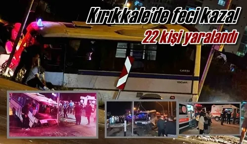 Kırıkkale’de feci kaza! 