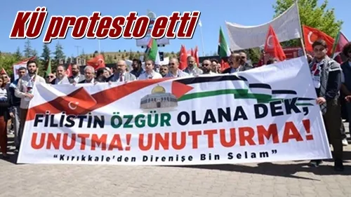 KÜ protesto etti