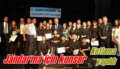 Jandarma için konser