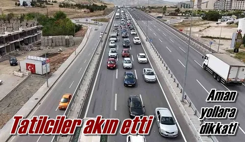 Tatilciler akın etti