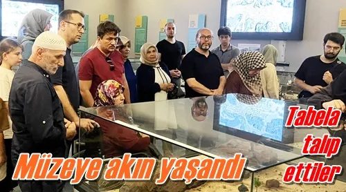 Müzeye akın yaşandı