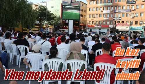 Yine meydanda izlendi