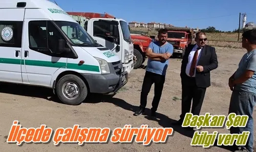 İlçede çalışma sürüyor