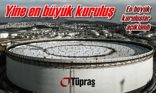 Yine en büyük kuruluş