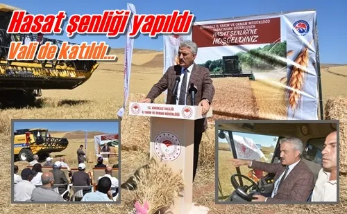 Hasat şenliği yapıldı