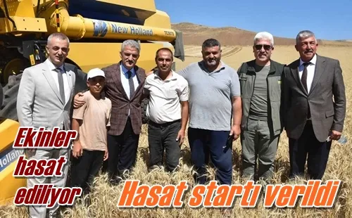 Hasat startı verildi