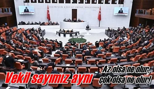 Vekil sayımız aynı