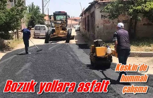 Bozuk yollara asfalt