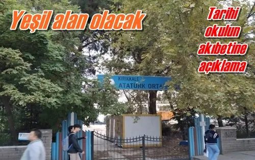 Yeşil alan olacak