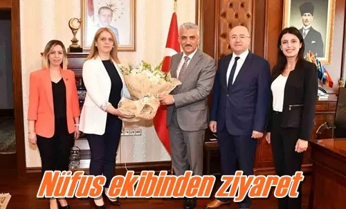 Nüfus ekibinden ziyaret