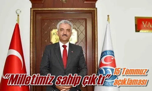 Milletimiz sahip çıktı