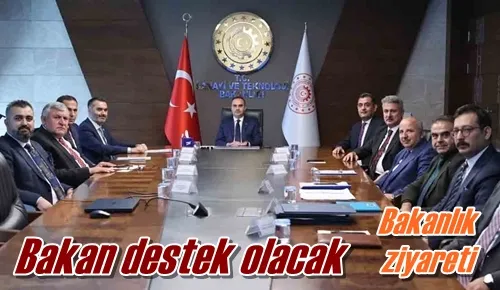 Bakan destek olacak