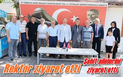 Rektör ziyaret etti