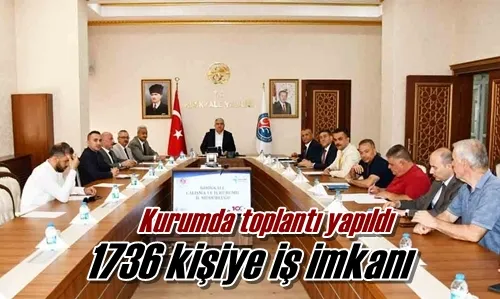 1736 kişiye iş imkanı