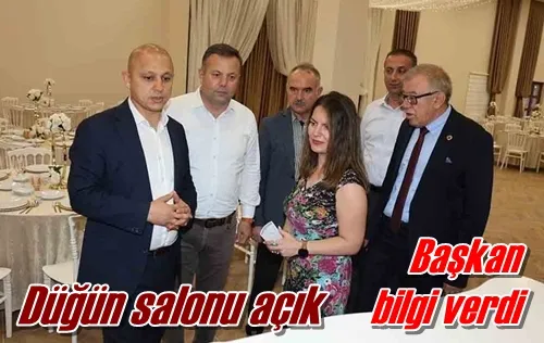 Düğün salonu açık