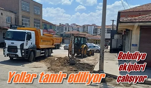 Yollar tamir ediliyor