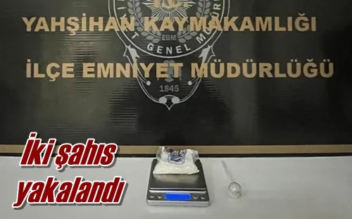 İki şahıs yakalandı