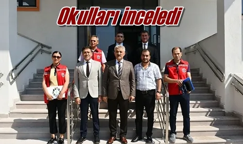 Okulları inceledi