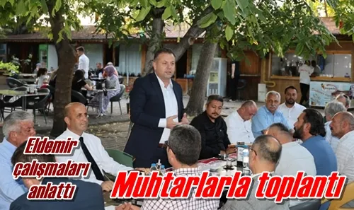 Muhtarlarla toplantı